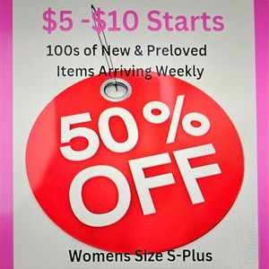 Live Posh Show 100s Unlisted Womens S-3X Name Brands